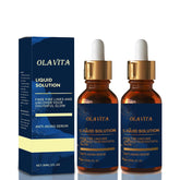 OLAVITA Facial Serum bottle close-up highlighting hydration-ready formula