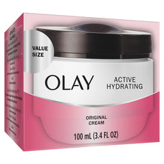 Textura cremosa de Olay Activa al tacto durante la aplicación suave.