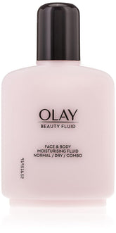 Olay Beauty Fluid Regular 100ml bottle front view highlighting lightweight hydration
