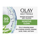 Olay Daily Facials travel pack wipes ready for on-the-go cleansing
