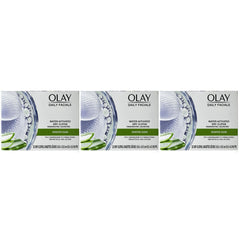 Olay Daily Gentle Clean Cloths water-activation demonstrates rich lather for thorough cleanse.