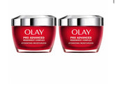 Olay Pro Advanced Regenerist Complex 2 bottle closeup for rich hydration and anti-aging routine