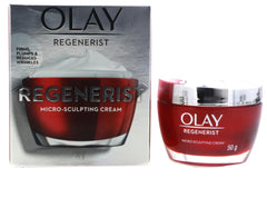OLAY Regenerist anti aging cream closeup texture highlighting hydration