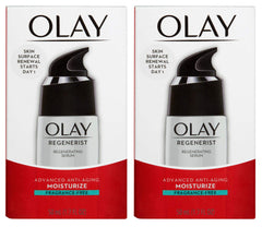 Olay Regenerist fragrance-free serum pack-of-2 highlights value and easy daily routine.