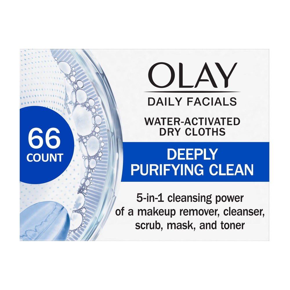 Olay: limpieza profunda para piel normal a grasa en toallitas desmaquillantes.