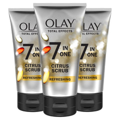 Olay Total Effects Citrus Cleanser pack front ready for daily cleansing and citrus refresh.
