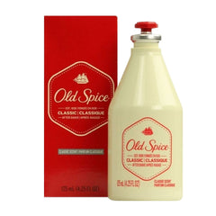 Old Spice Classic aftershave bottle for a crisp, masculine post-shave refresh.