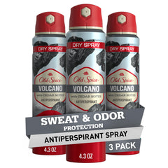 Old Spice Dry Spray bottle front showcasing 24/7 protection