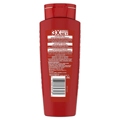 Old Spice High Endurance Body Wash for Men cleanses face and body with crisp notes
