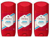 Old Spice High Endurance Fresh deodorant stick close-up showing long-lasting protection.