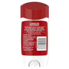 Old Spice High Endurance Original pack back with ingredients and care notes