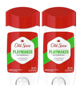Old Spice Playmaker packaging visual showcases premium design, ideal for gift-ready daily grooming.