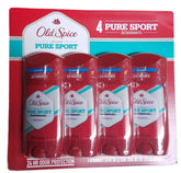 Old Spice High Endurance Pure Sport stick close-up showing smooth glide and long-lasting protection.