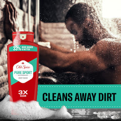 Old Spice High Endurance shower scene conveying lasting freshness after wash