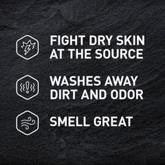 Old Spice Hydro Wash foam on skin illustrating rich cleansing and fragrance release