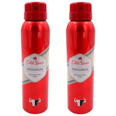 Old Spice Original deodorant body spray bottle close-up for long-lasting freshness