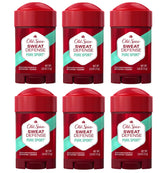 Old Spice Pure Sport Soft Solid 6-pack front view for all-day sweat protection.