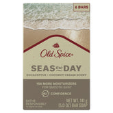 Old Spice Seas the Day bar soap pack6 multipack delivers rich lather for daily cleansing.