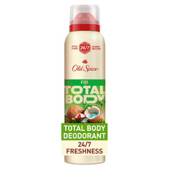 Old Spice whole body deodorant Fiji scent bottle spray for all-over protection