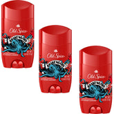Old Spice Krakengard packaging shown as a 3-pack for long-lasting freshness.