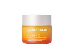Oleh Henriksen BananaBright+ Instant Glow Moisturizer bottle brightens skin and hydrates.