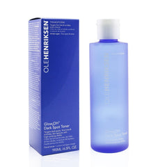 Ole Henriksen Glow2OH toner texture closeup shows creamy exfoliant for even tone.
