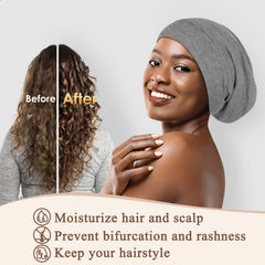OLESILK silk bonnet soft texture closeup conveys luxurious feel and comfort.