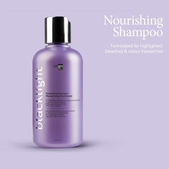 Oligo Backlight Nourishing Shampoo lather showing silky texture for blondes.