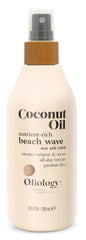 Oliology coconut oil sea salt mist bottle creates beachy waves with lightweight texture