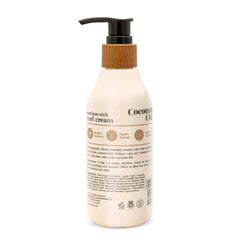 Oliology curl cream texture close-up showing rich, non-sticky nourishing consistency.