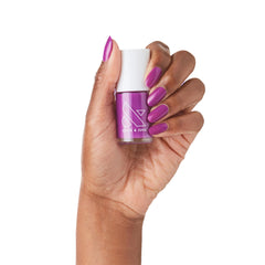 Olive & June grape soda nail polish bottle showing vibrant gel-like color for long wear.