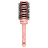 Olivia Garden Ceramic + Ion Round Brush pink with 1.75 inch barrel for quick, even blowouts.