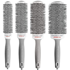 Olivia Garden Ceramic + Ion Speed XL extra-long barrel for faster, smoother blowouts.