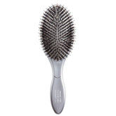 Olivia Garden Ceramic Ion Supreme Paddle Brush front view with boar and ionic bristles for smooth results.