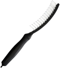 Olivia Garden Fingerbrush features large ventilation cells for improved airflow and drying.