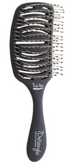 Olivia Garden iDetangle brush detangles wet hair with adjustable tension for gentle styling.