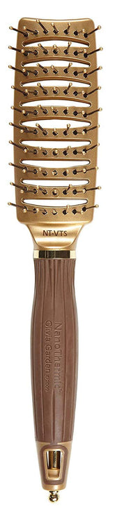 Olivia Garden NT-VTS vent brush main view showing ergonomic design for comfortable styling.