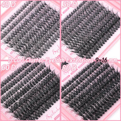 OLLAVO Lash Clusters Kit soft band design for comfortable wear