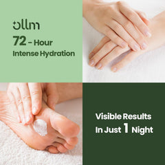 OLL M tea tree oil drops indicating soothing, refreshing ingredients