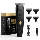 OLOV barber zero gap T blade closeup for precise detailing