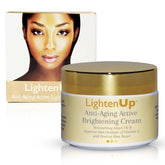 OMIC Lighten-Up anti-aging cream jar closeup highlighting rich texture and glow
