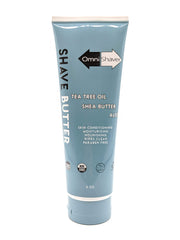 OmniShaver Shave Butter travel-size bottle offers moisturizing shave for on-the-go