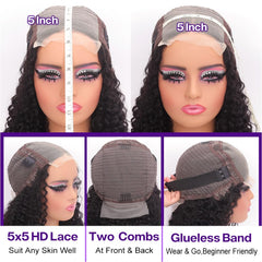 Omswet Glueless cap design enables quick wear and comfortable fit.
