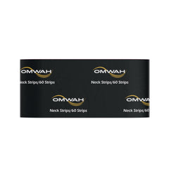 OMWAH universal neck strip close-up showing soft absorbent material for client comfort