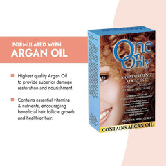 One 'N Only alkaline perm application waving lotion for defined curls.