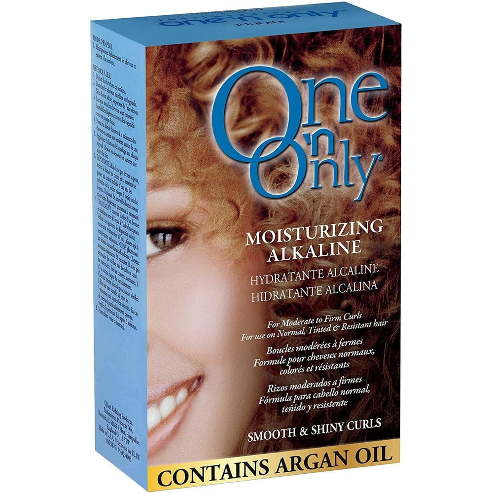 One 'N Only alkaline perm kit box for at-home salon-like curls.