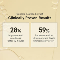 ONE THING Centella Toner texture-closeup highlights lightweight, hydrating essence for complexion.