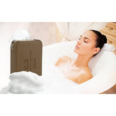One With Nature Dead Sea Mineral Mud Soap Bar fragrance-free label communicates sensitive-skin suitability.