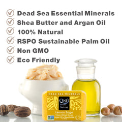 One With Nature Dead Sea Salt Lemon Sage soap ingredients highlight minerals and natural oils for moisture