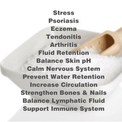 One With Nature Dead Sea Salt massage-application shot highlighting mineral-rich exfoliation.